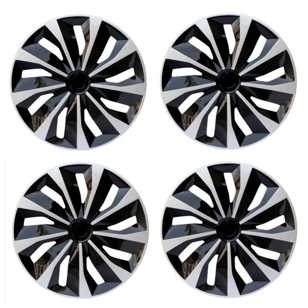 Set of 4 New 17" Hub Cap Rim Wheel Cover Fit for 2019 - 2021 ALTIMA Silver&Black